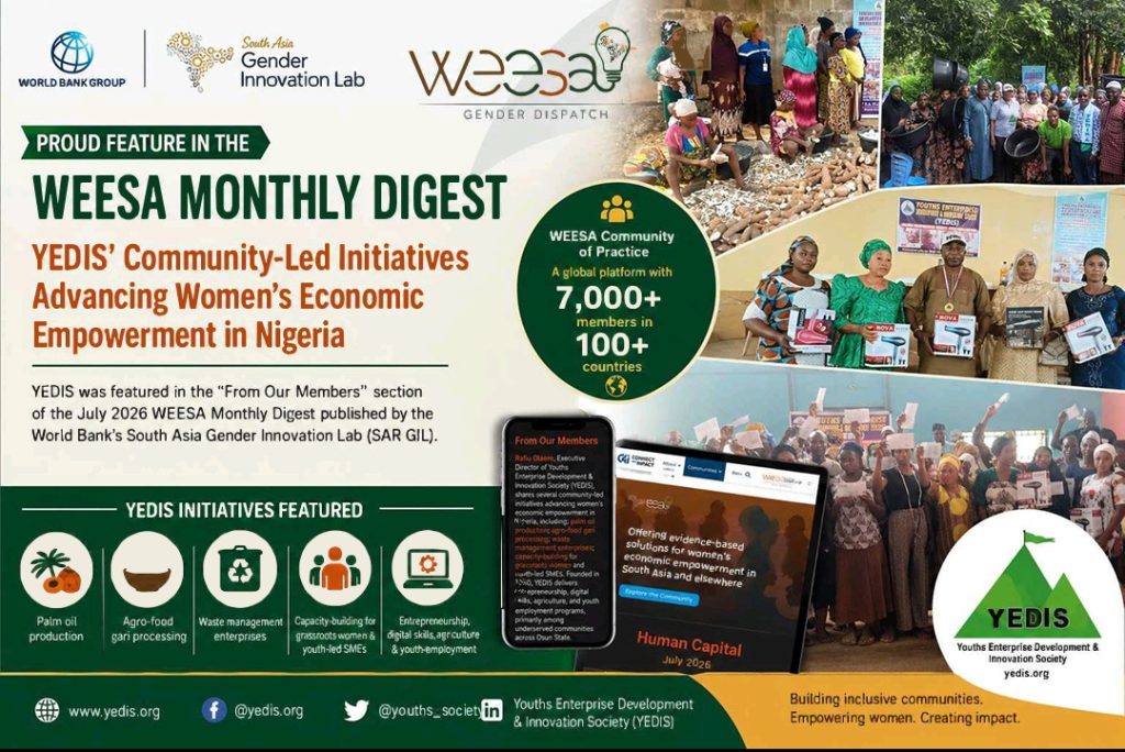 Featured Image from YEDIS - WEESA recognition